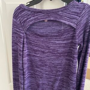Juicy couture long sleeve cutout top